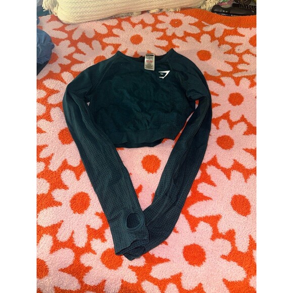 Gymshark cropped long sleeve top - Picture 1 of 4